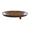 Empire round tray in chiseled and gilded bronze with … - Moinat - Plates