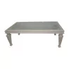 Rectangular living room table in carved and painted wood … - Moinat - Coffee tables