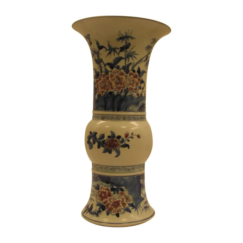 个青花花卉装饰瓷瓶。中国， - Moinat - EX2023/1