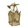 Louis XV style lantern in chased bronze. Period 20th … - Moinat - Chandeliers, Ceiling lamps