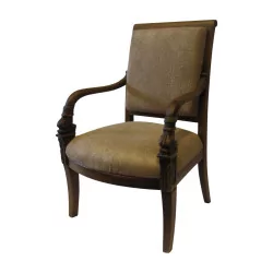 Миниатюрное кресло «Дофин» в стиле ампир из резного дерева, …