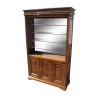 Open showcase in cherry wood with 4 glass shelves at the top … - Moinat - Bookshelves, Bookcases, Curio cabinets, Vitrines