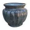 Grand vase en bronze patiné vert. - Moinat - Urnes, Vases
