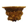 Small Louis XV style wall console in gilded carved wood … - Moinat - Wall decoration, Hanging consoles