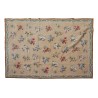 Beiger Aubusson-Teppich mit Blumenmuster. - Moinat - Teppiche