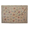 Tapis Aubusson d’occasion beige avec motif floral. Coloris : … - Moinat - Tapis