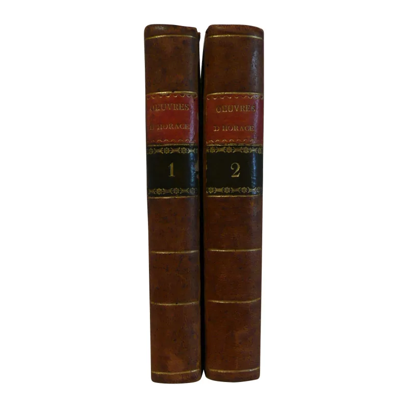 Lot de livre en 2 volumes “Traduction des oeuvres d’Horace”, … - Moinat - Accessoires de décoration