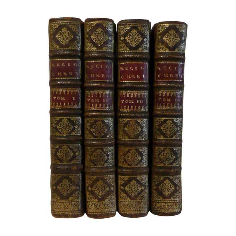 Lot of books in 4 volumes “Treatise on the truth of religion … - Moinat - Decorating accessories
