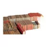 Lot of old books. Price per linear meter - Moinat - Decorating accessories