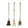 Lot of different wrought iron fireplace shovels and … - Moinat - Fireplace accessories