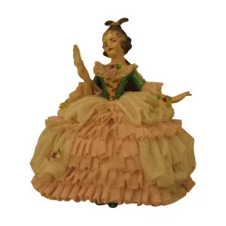 Porcelaine “Danseuse avec éventail. Allemagne, 20ème siècle.