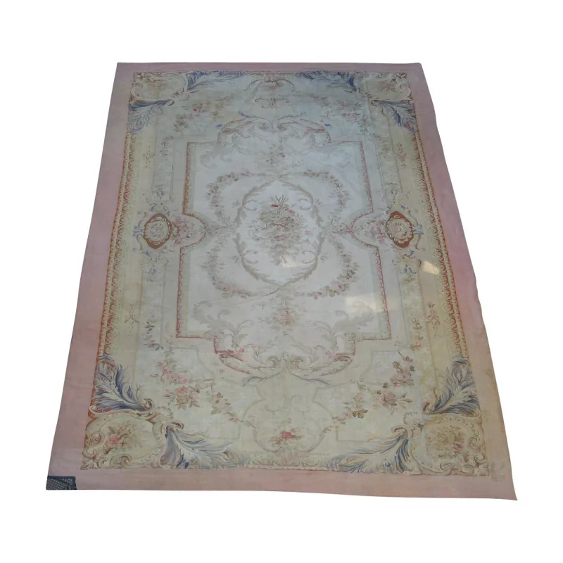 Large Aubusson rug, restored. Period late 18th early 19th - Moinat - Rugs