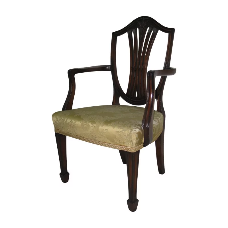 Детское кресло Hepplewhite из красного дерева, обтянутое тканью… - Moinat - Кресла