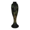 Daum-Vase aus grüner Glaspaste mit Dekoration von … - Moinat - Schachtel, Urnen, Vasen