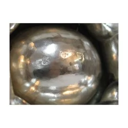 4 Salières en argent 925. Londres vers 1729 (George 1).