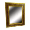 red and gold rectangular mirror. - Moinat - Mirrors
