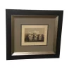 “English Manors” engraving, with wooden frame. - Moinat - Prints, Reproductions