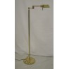 Liseuse halogène en laiton réglable en hauteur. - Moinat - Lampadaires (au sol)