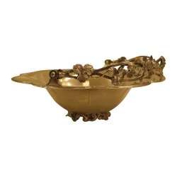 Corbeille avec anse en argent 934. Pays-Bas, 20ème siècle.