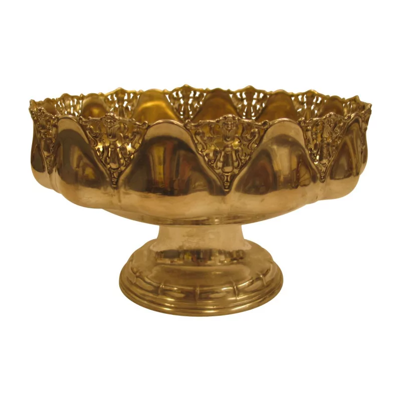 Art-Nouveau Cup in 800 silver. (556gr). 20th century period. - Moinat - Silverware