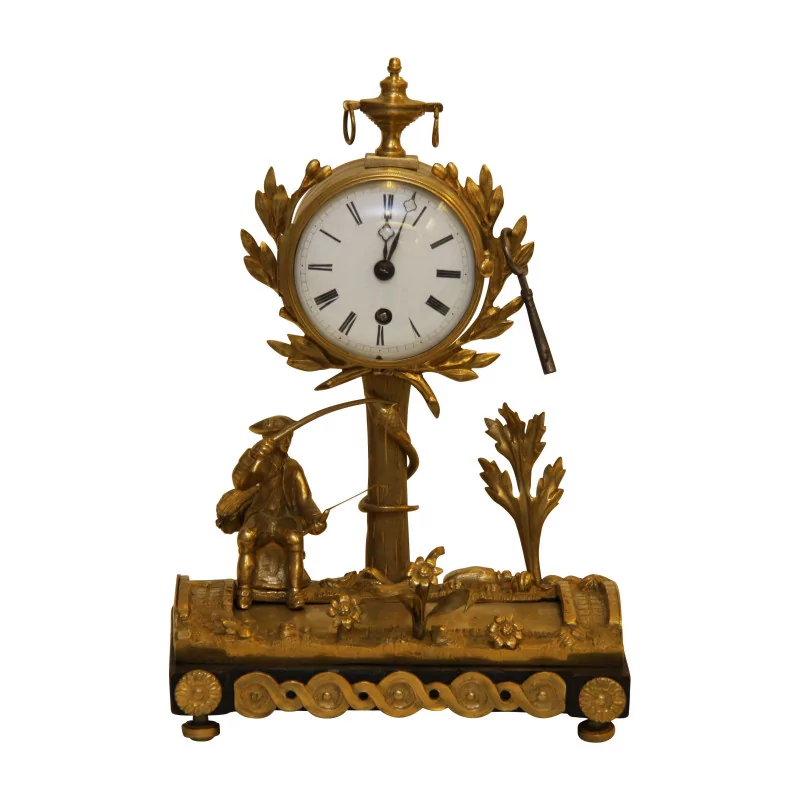 Louis XVI style clock in chiseled and gilded bronze with decoration - Moinat - Horlogerie
