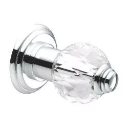 Crystallia Diamond Chrome door knob.