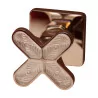 3-Loch-Wandbatterie für Waschtisch, Lalique-Profil in Silber … - Moinat - Dekorationszubehör