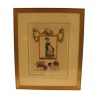 Gravure couleur de mode" sous verre - Moinat - Gravures