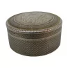 Круглая серебряная шкатулка, французское 1-е название, с украшением на … - Moinat - Столовое серебро