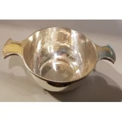 Rince doigts, quaich en argent. (166gr). Ecosse, 20ème siècle.