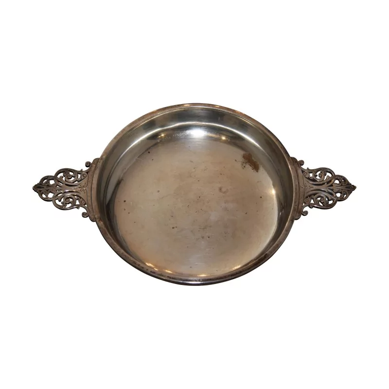 Coupe avec anses en argent 800, Collet à Genève. - Moinat - Argenterie