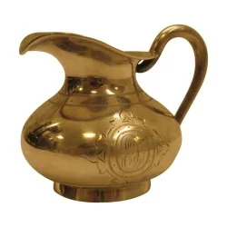 Crémier en argent 833. (98 gr). Pays-Bas vers1879.