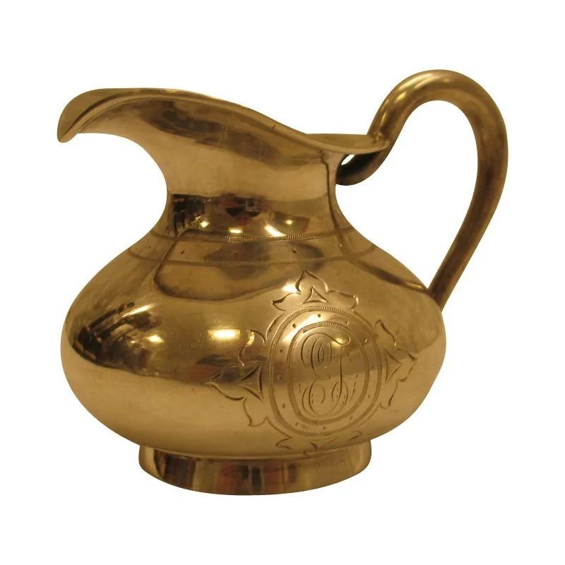 Crémier en argent 833. (98 gr). Pays-Bas vers1879. - Moinat - Argenterie