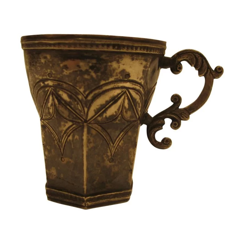 Tasse avec anse en argent Haut titre. Amérique du sud, 19ème - Moinat - Argenterie