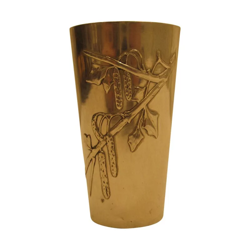 800 silver goblet with H.C. monogram and … - Moinat - Silverware