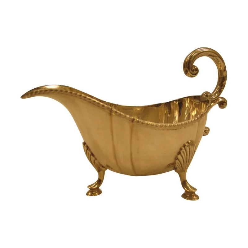 Saucière en argent 925 avec anse. Birmingham, 19ème siècle. - Moinat - Argenterie