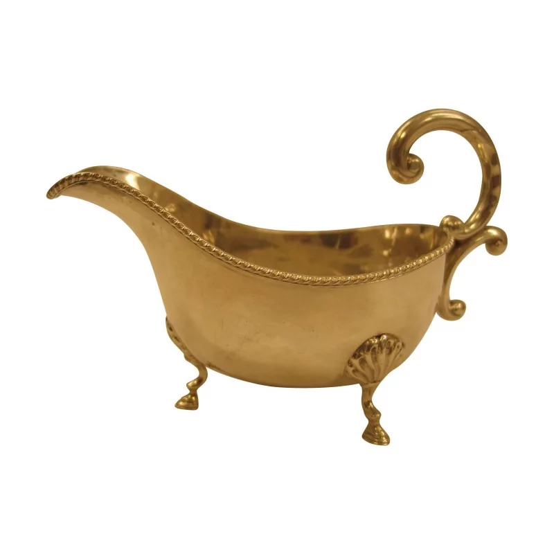 Saucière en argent 925 avec anse. Birmingham, 19ème siècle. - Moinat - Argenterie