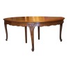 Grande table de salle à manger en chêne ciré brossé de style … - Moinat - Tables de salle à manger