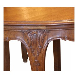 Grande table de salle à manger en chêne ciré brossé de style …
