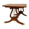 Table de salon rectangulaire anglaise en satiné avec décor … - Moinat - Tables de salon