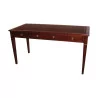 Louis XVI style mahogany desk with 3 drawers and top … - Moinat - Desks