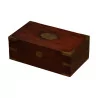 английский военный дорожный чемодан из красного дерева 19 века... - Moinat - Аксессуары для бюро, чернильницы