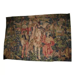 “Lady and Unicorn” tapestry, Renaissance style.