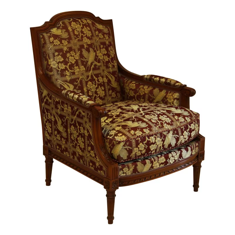 Hirtin im Louis XVI-Stil aus Buche mit “les … - Moinat - Armlehnstühle, Sesseln