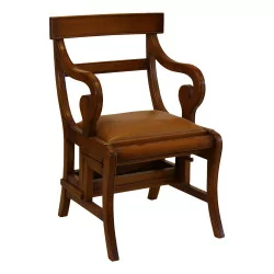 Executive style library stepladder chair …