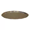 Oval tray in chromed metal, Sigg, Switzerland, 20th century. - Moinat - Plates