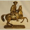 Statue en bronze de François 1er sur son cheval, patine vieil … - Moinat - Bronzes