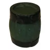 Small liquor barrel in dark green and black painted wood. … - Moinat - Decorating accessories
