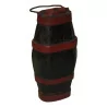 Маленькая бочка для ликера из дерева, окрашенного в красный и черный цвета, с… - Moinat - Декоративные предметы