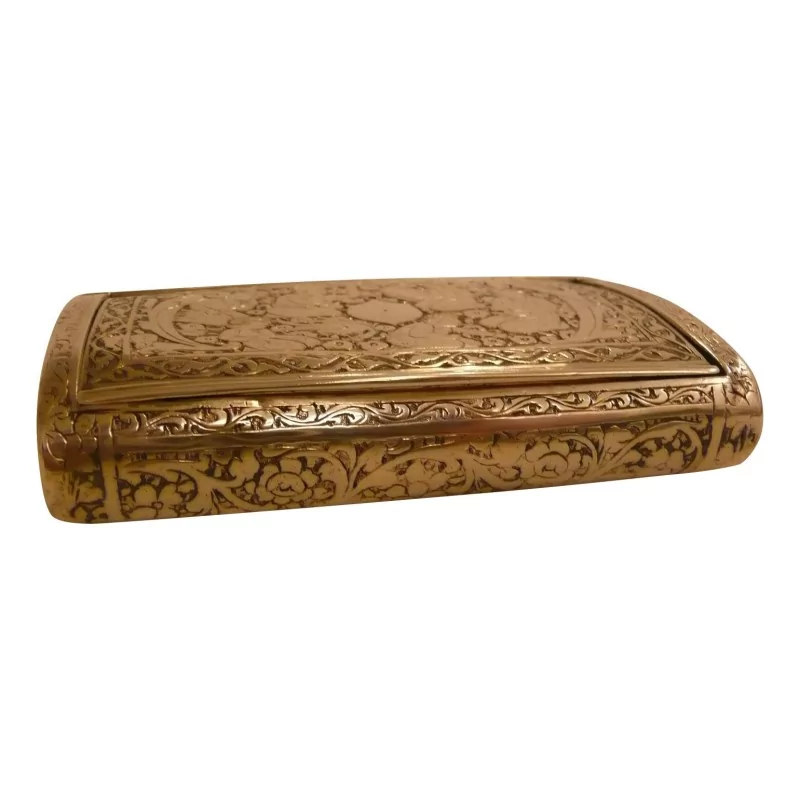 Tabatière en argent (111 gr), sans poinçon. Probablement des - Moinat - Argenterie